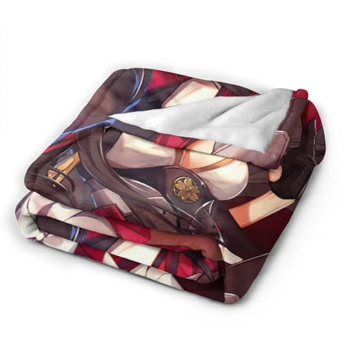 Osuki Azur Anime Lane Akagi Throw Blanket Cozy Ultra-Soft Micro Fleece Lightweight Blanket For Sofa Bedroom Living Room 50""X40"" thumb #5