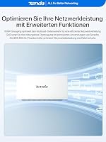 Tenda LAN Switch 8 Port Gigabit Netzwerk Switch Ethernet Splitter (IGMP-Snooping & QoS, Unmanaged, Plug-and-Play Internet Switch, Lüfterlos, Metallgehäuse, Weiß) (TEG1008M) – Ansicht 4
