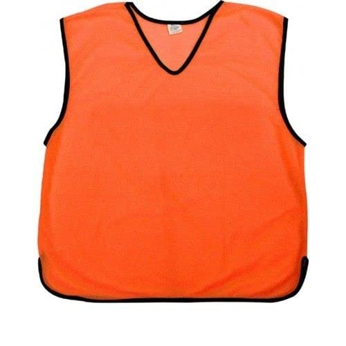 Sterling Sports® Lot de 10 Bavoirs d'entraînement en Maille pour Football, Rugby, activités d'extérieur pour Enfants, Jeunes et Adultes, Orange, Small Boys/Girls(Under 6 Year Old) Cover