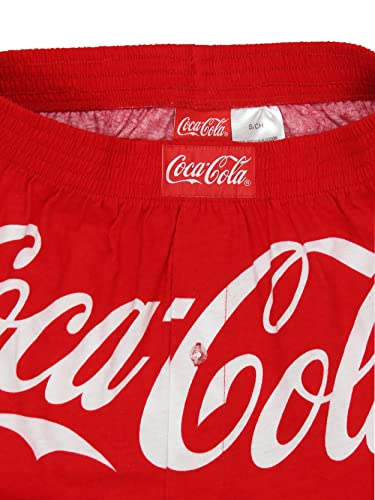 Coca-Cola Diet Coke Logo Mens Novelty Button Fly Boxer Lounge Shorts3