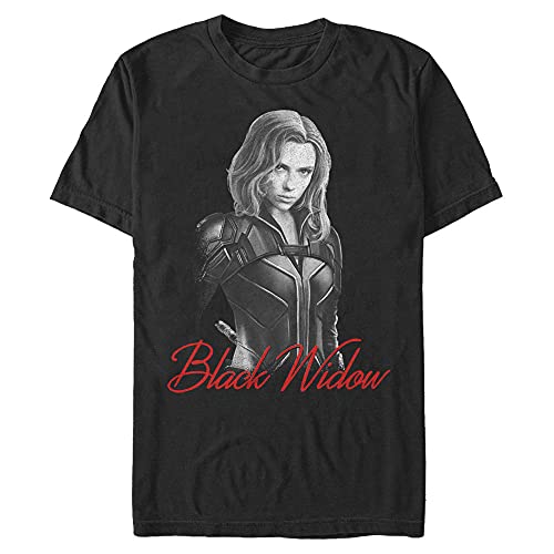 T-shirt Marvel Black Widow confortable anti-déformation pour homme