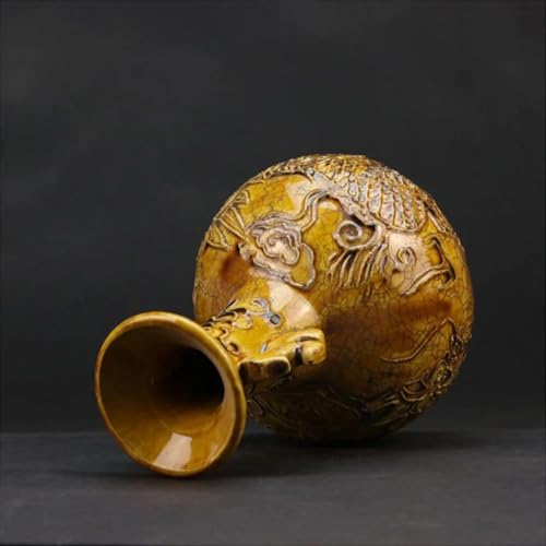 Vase en céramique Qing comme cadeau idéal d'artisanat rétro maison - 5
