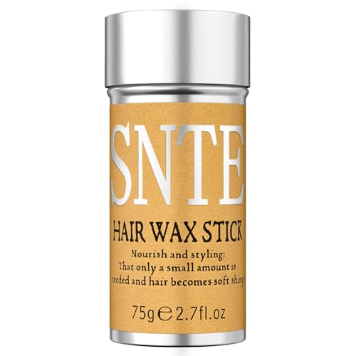 Samnyte Barra de cera para el cabello, para pelucas de control de bordes, Pomada no grasa para Flyaways, pelo Frizz - 75 g