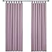 Produktbild Deconovo Vorhang Verdunkelung Thermo Vorhänge Lärmschutz Schlaufenvorhang, 210x140 cm(HöhexBreite), Hellpink, 2er Set