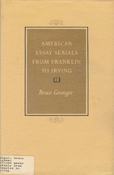 Hardcover American essay serials from Franklin to Irving Book