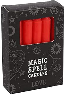 Zen Mini Magic Spell Candles. Red, Purple, Green, White, Black & Yellow. 1 Hour Burn Time. Rituals & Ceremonies. Colour Magic. (Red)