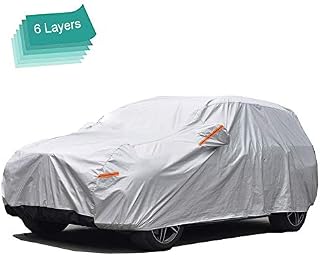 GUNHYI Outdoor Car Covers for Automobiles Waterproof All Weather, 6 Layer Heavy Duty