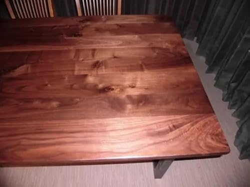 【一枚板 ウォールナット】153cm × 87cm × 2.7cm｜天板のみ｜希少材・重厚感｜ウレタン塗装仕上げ｜ダイニング・デスク・カウンター用｜R-044 [3]