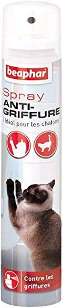 Beaphar Spray Anti Griffure Pour Chat Spray Educateur Ideal Pour Les Chatons Contre Les Griffures Protege Vos Biens Rideaux Canapes Tapis Meubles Pieds De Tables 125 Ml Amazon Fr Animalerie