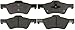 Raybestos SGD1047BC Service Grade Ceramic Disc Brake Pad Set