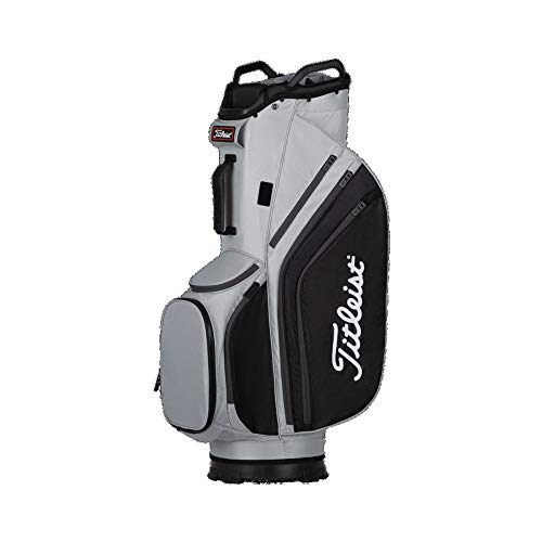 Titleist Cart 14 Lightweight Golf Bag, Gray/Black/Charcoal