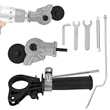 Titanium Drill Nibbler Sheet Metal Cutter, Drill Nibbler Sheet Metal Cutter Attachment Electric Drilling Shears Attachment for Fast Clean Precision Cutting Steel Aluminum Copper Iron