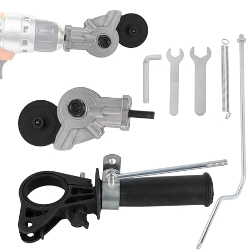 Titanium Drill Nibbler Sheet Metal Cutter, Drill Nibbler Sheet Metal Cutter Attachment Electric Drilling Shears Attachment for Fast Clean Precision Cutting Steel Aluminum Copper Iron