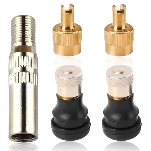 EIH1 2 PCS válvulas sin cámara, adaptadores de extensión para válvulas de patinetes eléctricos, accesorios para patinetes, compatibles con Ninebot Max G30, G30D, Xiaomi M365, Pro, 1S, Vmax Vx2