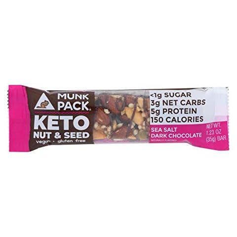 Munk Pack - Keto Nt&sd Sea Salt Dark Chocolate - Case of 12-1.23 OZ Cover