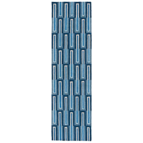 Image of Hand Tufted Wool Carpets Anti Shedding Rug Modern Carpets for Living Room Size 8x10 Feet