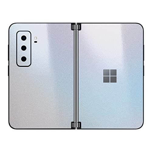 Sopiguard Sticker Skin For 2021 Microsoft Surface Duo 2 2Nd Gen Edge-To-Edge Front And Rear Panels Vinyl Decal (Diamond Rainbow White) #TOP5