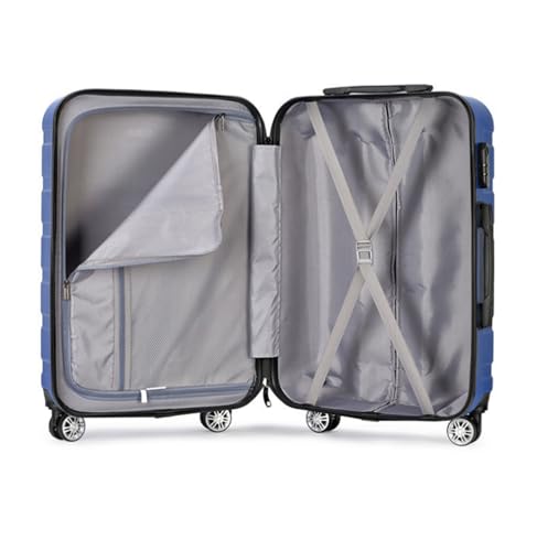 Checked Luggage Carry On Luggage 3 Piece Luggage Set,20/24/28 Inch Hardshell Suitcase Set Suitcase for Women Men Family Luggage Suitcase (Color : C, Size : 3-Piece Set) 6