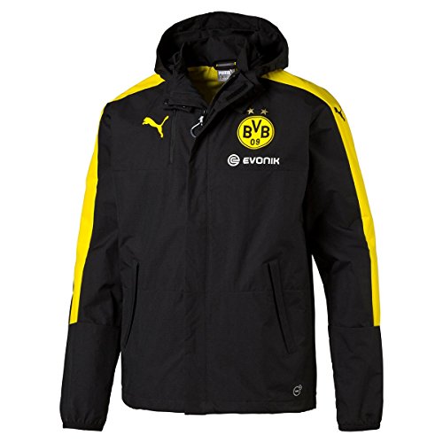 Puma Jacke BVB Rain Jacket with Hood And Sponsor