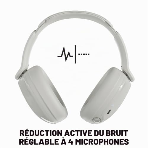 Casque Sans Fil Skullcandy HESH 540 ANC – Réduction de Bruit, Autonomie 65h, THX Spatial Audio - vue 4