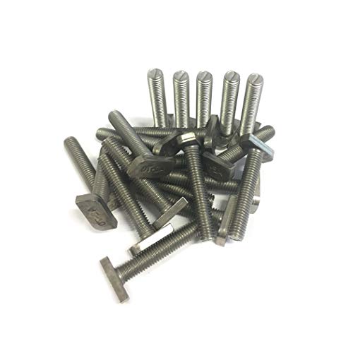 30 tornillos de cabeza de martillo, M8 x 60, acero inoxidable A2 70, construcción fotovoltaica, tipo 28/15 Cover