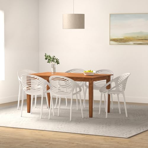 Image of Cello Abacus Plastic Chair Set - Pack of 2, White