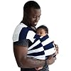 Baby K’tan wikkeldoek, zonder omhulsel, maat XL, marineblauw/wit
