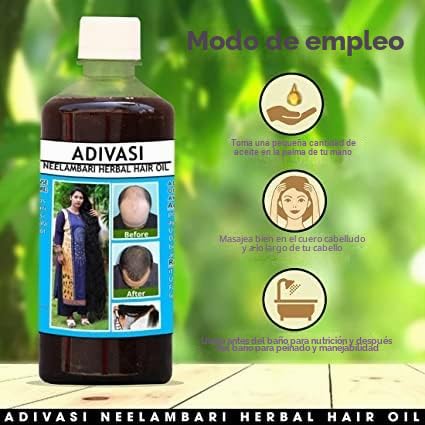 Aceite de hierbas para el cabello, hecho por Pure Adivasi Ayurvedic Herbs