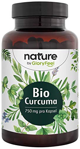 Organische Kurkuma - 240 veganistische capsules - 4602mg (Organische kurkuma + organische zwarte peper) per dag - Met 335mg Curcumine + 12mg Piperine - Laboratorium getest zonder toevoegingen gemaakt in Duitsland