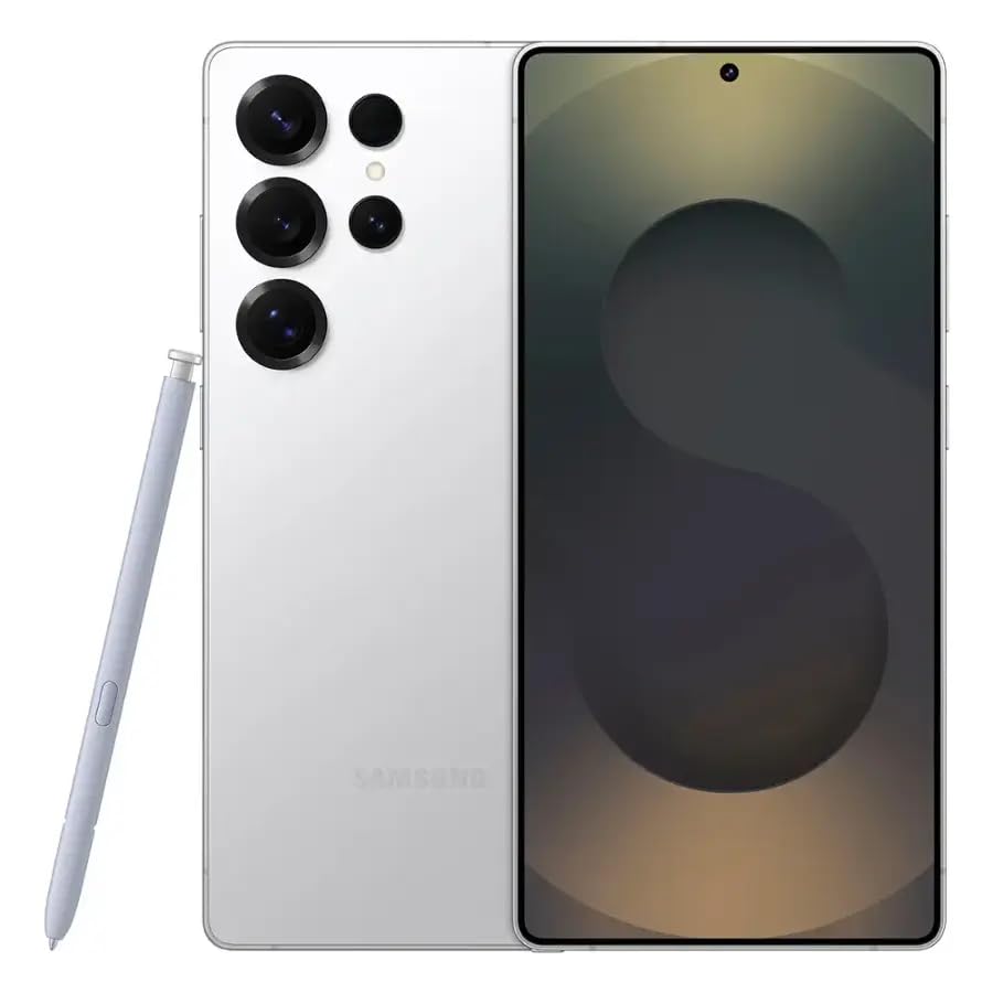 Samsung Galaxy S25 Ultra 5G (Titanium Whitesilver, 12GB RAM, 256GB Storage)