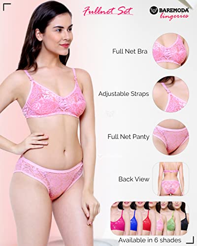 Image of Women's Net Bra Panty Set