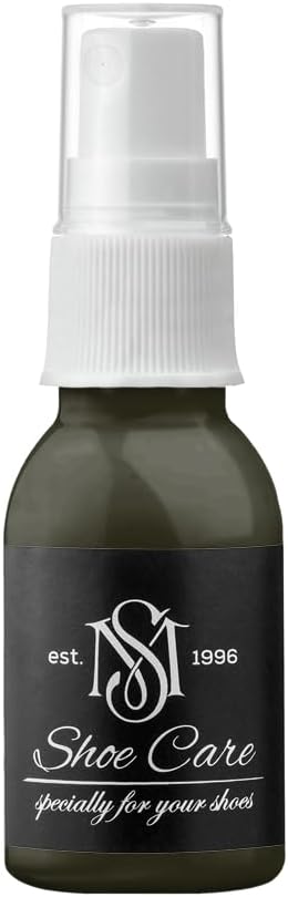 Universal Leather Dye - NCS S 8505-G80Y Classic Near Black Olive - High Coverage Leather Paint for Shoes, Bags, Canvas & Sneakers by MAVI STEP - 3.40 fl oz / 100 ml