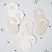 3 Sprouts Baby Closet Dividers Set of 8 - Baby Clothes Organizer Toddler Hanger, Double-Sided Size Labels - Nursery Organization for Baby Clothing Newborn Infant to 2T Boy & Girl - Double Dot