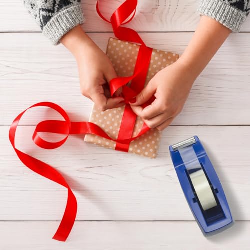 Rapesco 0774 300 Klebebandspender mit 25 mm Kern, Klebeband Nicht Enthalten, Blau