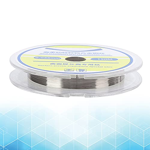 Hilo separador para pantalla de teléfono móvil de aleación de acero tungsteno ultra fino y duradero de 0.035mm de diámetro y 150m de longitud miniatura 6