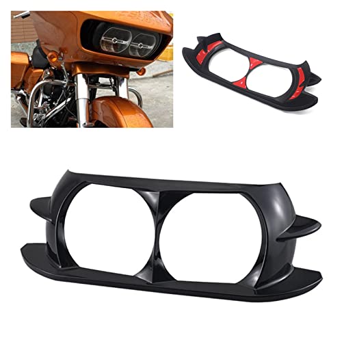 Carénage double phare ABS chromé pour Harley Road Glide 2015-2019