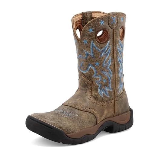 Twisted X Women’s 9” Work Boot Bomber - Features K Toe Profile, Full-Grain Oiled Leather, Air-Mesh Lined Shaft, Molded Rubber Outsole, and Compression-Molded EVA Midsole, Bomber/Bomber 9 M
