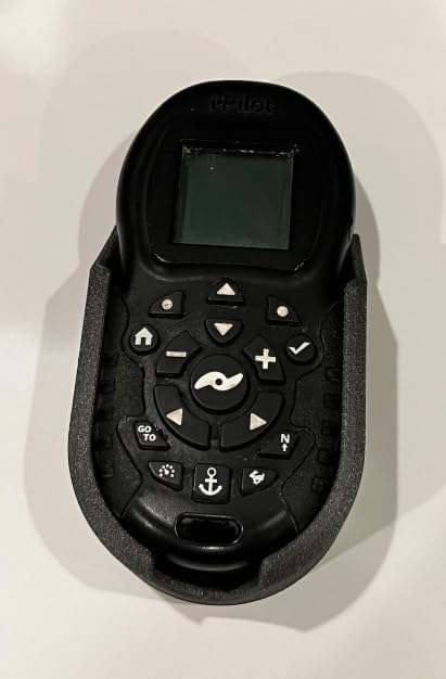 RAM Mount Compatible Remote Holder for Minn Kota iPilot BT Remote | 1.912" Hole Pattern, Carbon Fiber, USA-crafted Fishing Accessory | Designed by a Fisherman for Fishermen
