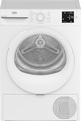Foto di Beko BMT73EW - Asciugatrice a Libera Installazione 7 Kg, Classe D, Display Digitale, 12 Programmi, Steam Therapy, Motore Garantito 10 Anni, Bianco - 84,6 x 59,8 x 54,5 cm (AxLxP)