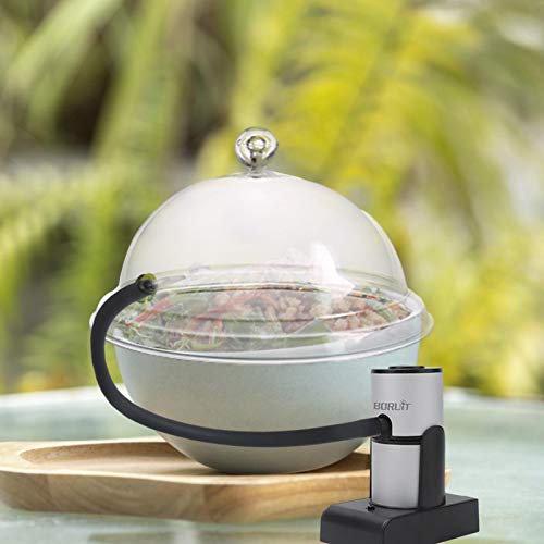 Roker Cloche Deksel, Plastic Roken Cloche Cap Sleeve Glas Display Dome Cloche Molecular Cuisine Rookkap Gerookte Cover… - Image 7