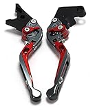 Poignée Leviers d'embrayage De Frein pour YAMAHA pour YZF R1 2004 2005 2006 2007 2008 Levier d'embrayage De Frein De Moto Guidon De Poignée Réglable Rétractable