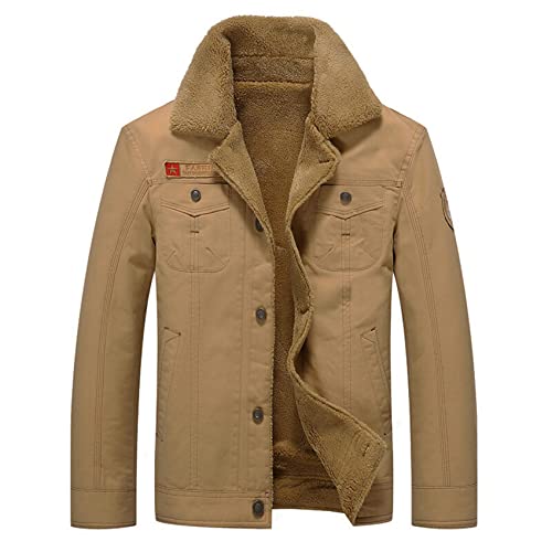 Veste en Coton pour Hommes, VêTements pour Hommes Plus éPaississement en Velours, Polyvalent à La Mode, Veste pour Hommes Cover