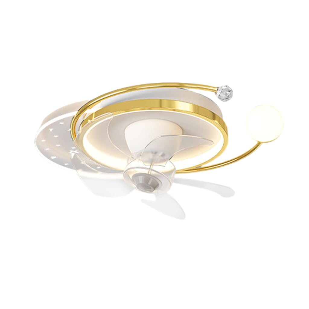 HXYSXHJUO Fan Light Ceiling 360 Degree Rotating All in one