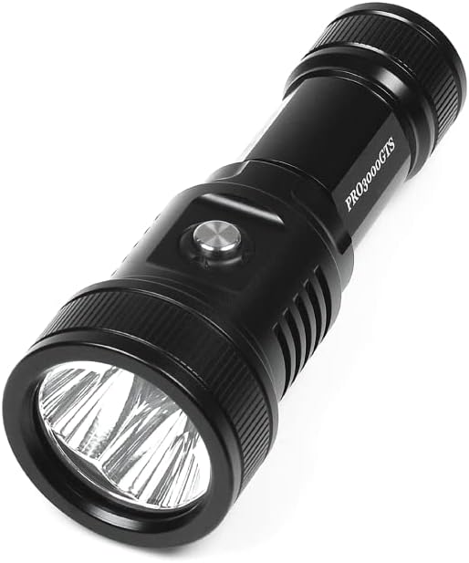 PRO3000GTS Scuba Dive Light 2900 Lumen Super Bright Underwater Flashlight Scuba Diving Flashlight 3 Mode 150M Waterproof Underwater Light Night Diving Fishing Camping