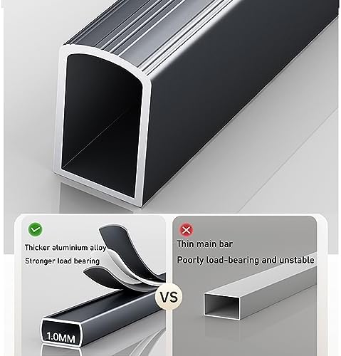 Foldable Portable Aluminium Clothes Drying Rack - Space Saving, Double Wing Height Adjustment for Laundry, Bathroom, Balcony - Versatile Shoe & Socks Storage Solution