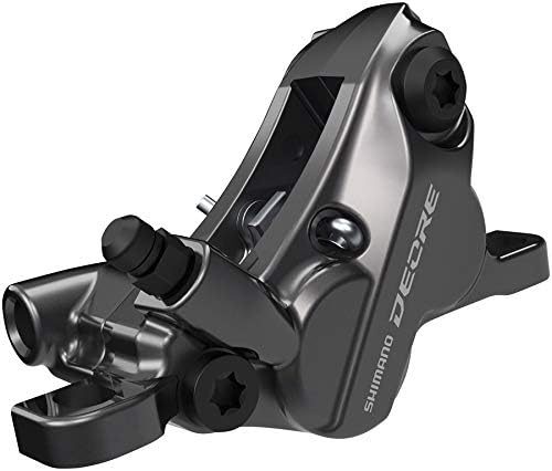 SHIMANO Deore BR-M6120 Disc Brake Caliper - Front or Rear, Hydraulic, Resin Pads, Gray