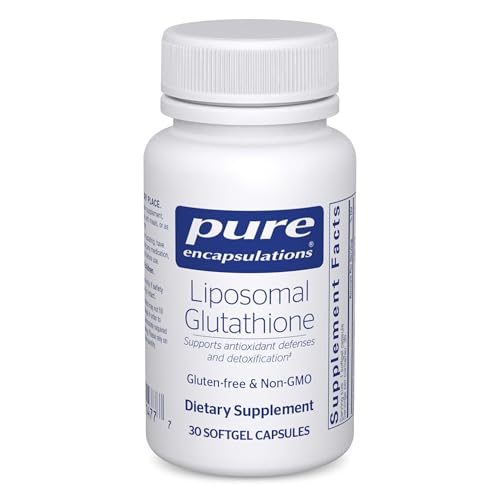 Pure Encapsulations Liposomal Glutathione - Immune Support & Liver Detox* - Antioxidant Protection - with Setria Glutathione - Non-GMO - 30 Softgel Capsules