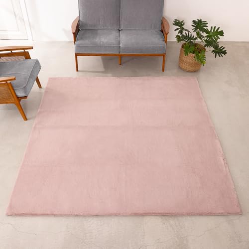 �A�C���X�v���U ���r�b�g�t�@�[���O �ӂ�ӂ픧�G�� ���ނɃE���^�����g�p 185×185cm�s���N