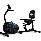 Recumbent Exercise Bike for Home,Recumbent Stationary Bikes for Adults & Seniors,Load Capacity of 400 pounds,Equipped with 16 Adjustable Gears, and Soft Adjustable Seats