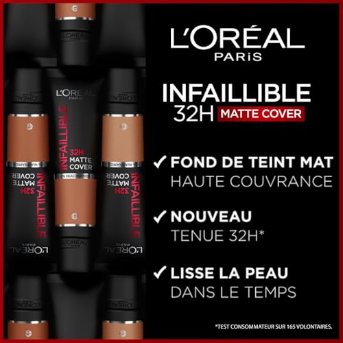'oréal Paris Infaillible 32h Matte Cover Fond De Teint Haute Couvrance Longue Tenue 30 Ml - vue 5